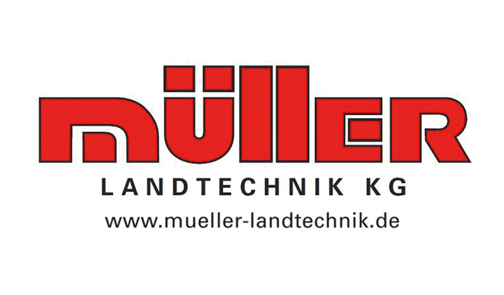 Logo von M&uuml;ller Landtechnik KG mit der Internetadresse www.mueller-landtechnik.de